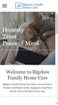 Mobile Screenshot of bigelowfamilyhomecare.com